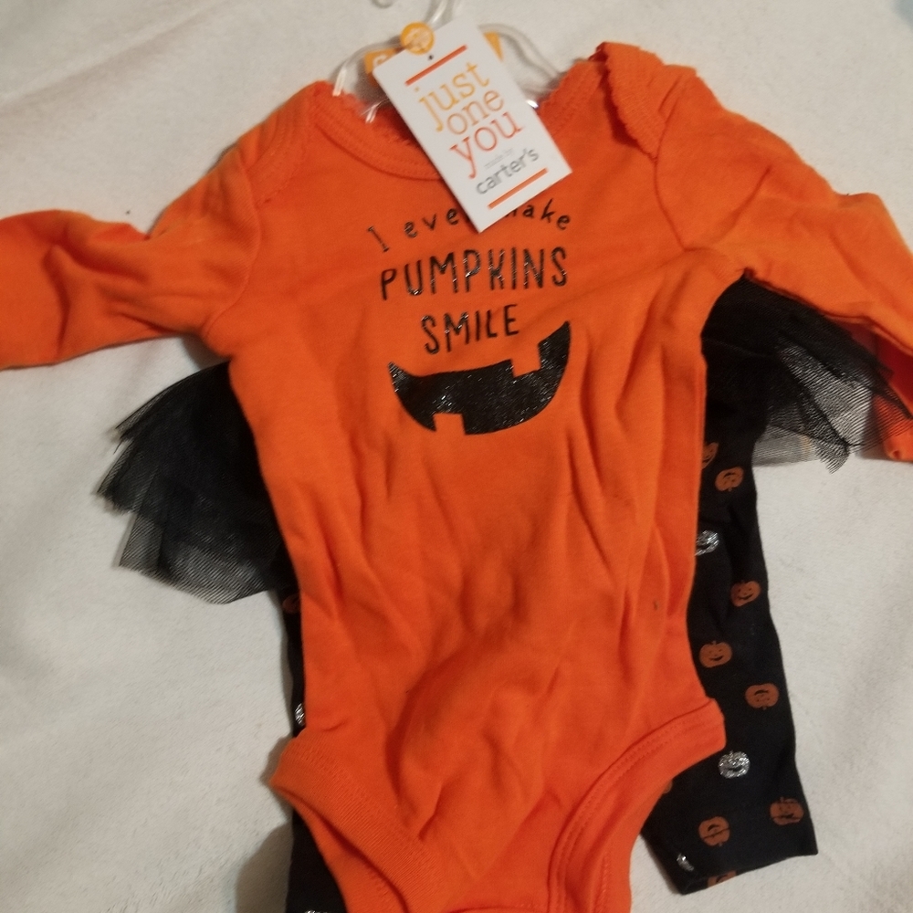Newborn baby girl Halloween outfit